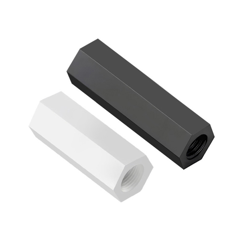 Nylon -pylvään eristyspylväs Hexagonal nylon mutterin sähköiset lisävarusteet