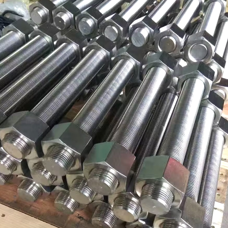 M27*300 PTFE Sininen/Dacromet-pinnoitettu ASTM A320 L7 Täyskierteiset tangot
