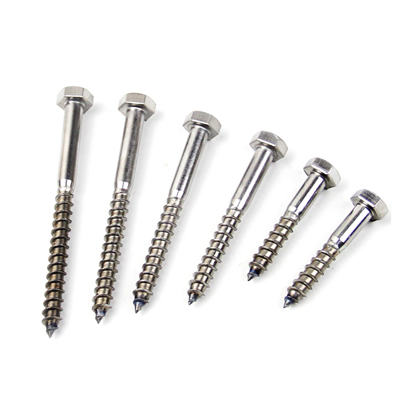 ST5*35 Stainless Steel 304 Hexagonal Wood Screws