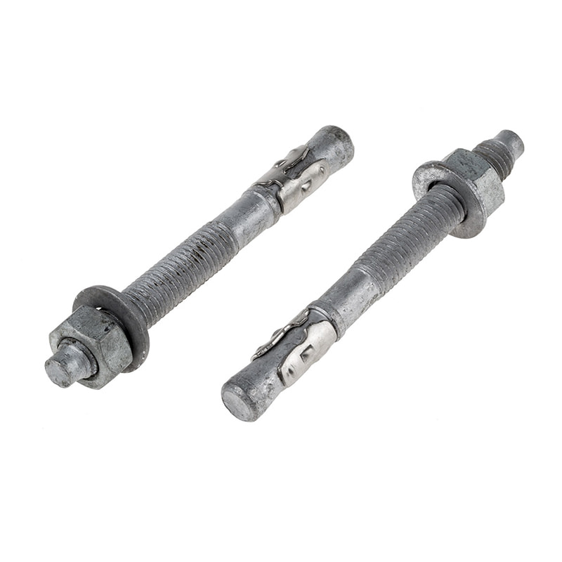 ASTM F1554 hiiliteräksinen kuumasinkitty ankkuripultti